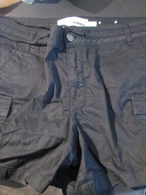 EUC Ladies sz 14 Sonoma Black Dress shorts